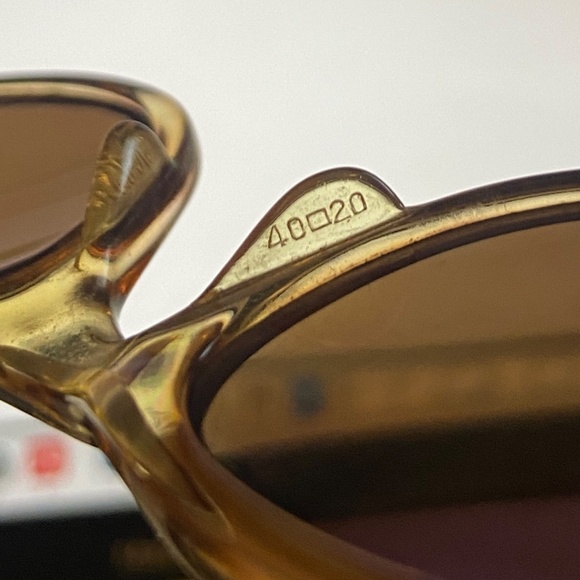 VTG Cateye Sunglasses Gold S/C-USA 40-20 Child 50s Atomic Retro MCM Mid Century - Picture 8 of 12